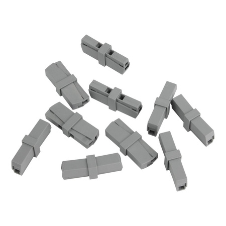 10 sztuk szybkozłączki oświetleniowe zaciskowa 0.2-2.5 mm² 450V 24A z przyciskiem VDE UL DGN 10-DG224-8.0-01P