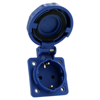 Gniazdo tablicowe proste hermetyczne 230V 16A IP67 system Schuko Doktorvolt VZG 16S DV