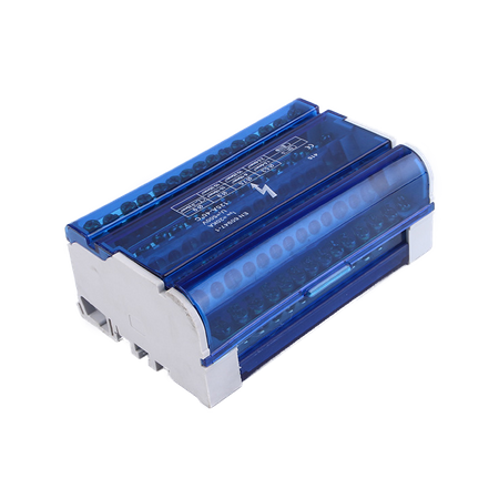 Blok rozdzielczy 2-rzędowy. 15 przewodów OR-LZ-8201/15