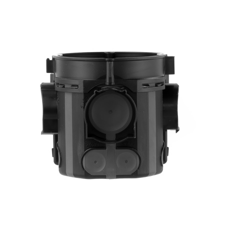 F-tronic Puszka instalacyjna podtynkowa 10 sztuk do elektroniki IT z membraną 67mm czarna VDE 732 E550