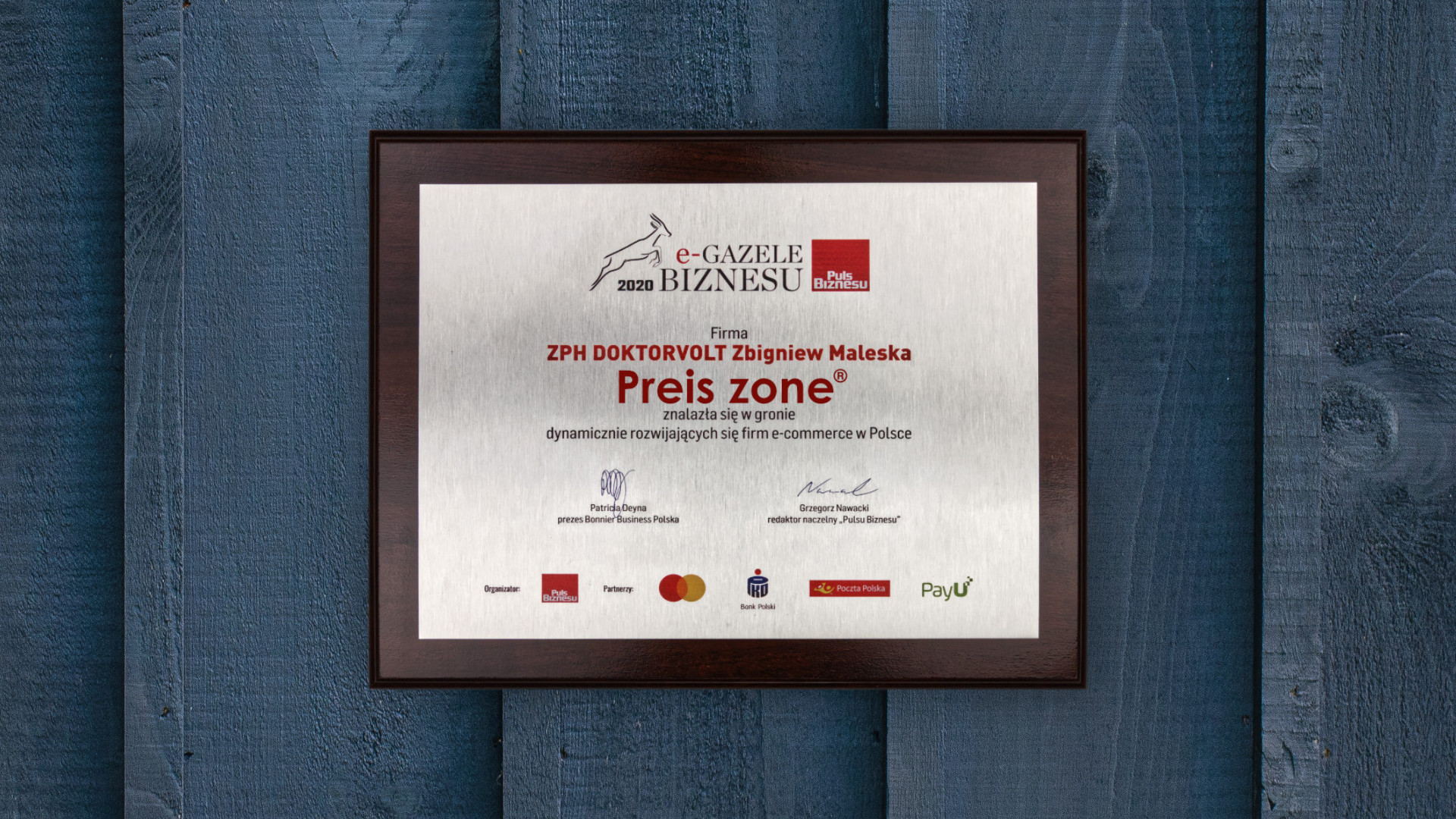 eGazela biznesu 2020 Preis-Zone