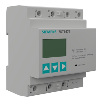 Cyfrowy wskaźnik panelowy mocy LCD 3-fazowy MID Siemens 7KT1671