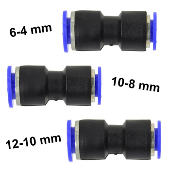 Złączka automatyczna do węża PU/PE redukcja fi 10-8 mm G03022