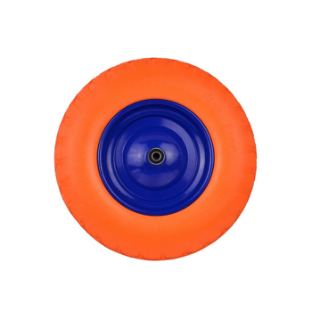 Koło do taczki pełne 4.00-8 PU pomarańczowe G71024