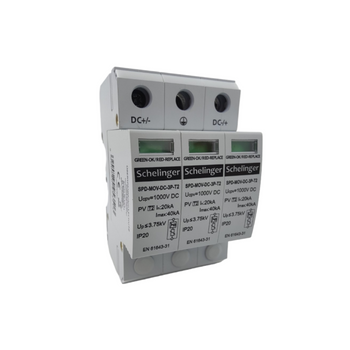 ogranicznik przepięć 3P DC 1000V klasy T2 Schelinger A53-SPD-MOV-DC-3P-T2