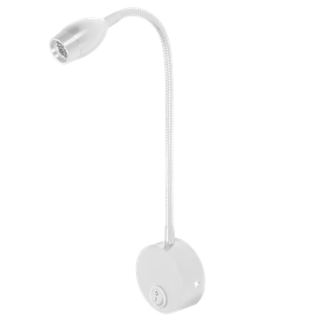 Lampa ścienna NANRAN LED 2 5W  150lm  3000K  włącznik  biała