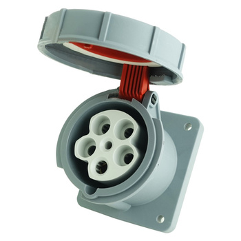 Gniazdo tablicowe proste CEE 5P 63A 400V IP67 4081