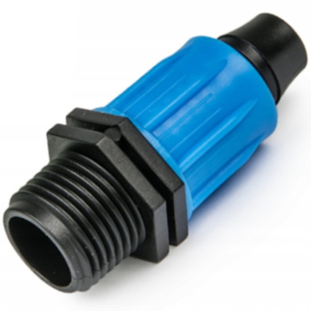 Łącznik QJ z GZ 1/2" do rur PE 16mm zasilających montażowych linii kroplującej Bradas DSWAQJ-L16M12