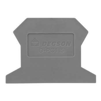 Płytka końcowa do złączki szynowej 1,5mm2 PC1,5 DGN D-PC1.5-01P-11-00AH