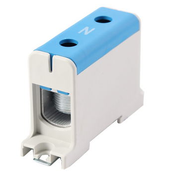 Złączka szynowa uniwersalna ETB 150/1 Al/Cu elektryczna śrubowa 2 otwory do kabli Elektro Becov UK1150.12