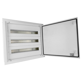 Rozdzielnica podtynkowa DARP-72 72 modułowa 3x24 IP54 z aluminiowymi drzwiami E-P 9.324