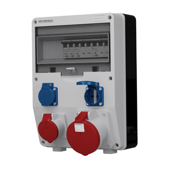 Rozdzielnica budowlana TD-S 63A 16A 2x230V Schuko Doktorvolt DV-0397-D