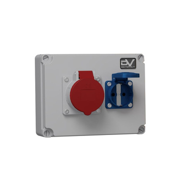 Rozdzielnica budowlana WDD 1x16A 1x230V Schuko Mennekes Doktorvolt® DV-6688-D