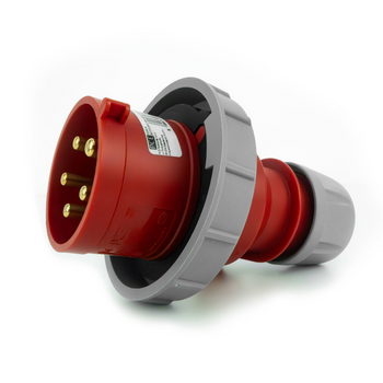 Wtyczka przenośna CEE SHARK 32A 3P+Z+N 400V 50/60Hz 6H IP67 0252-6