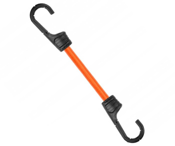 Zestaw 2 x guma elastyczna z metalowym hakiem PVC 0,8x60cm Bradas BCH2-08060OR-B