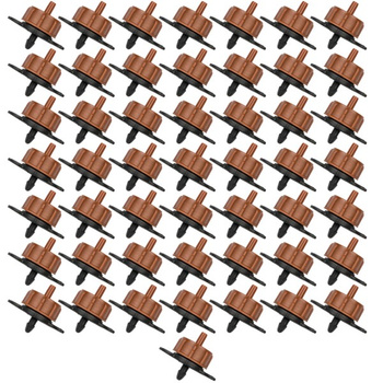 50x Kroplownik z przepływem turbulentnym 8l/h wyjście 4mm Bradas DSE-TOD08-50