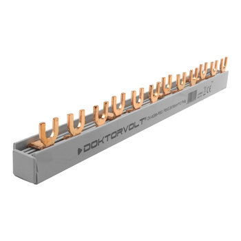 Szyna łączeniowa grzebieniowa PS/G 3-fazowa 12-modułowa 16mm2 100A DV-6299-PSG