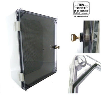 Uni-1/T obudowa UNIbox z płytą montażową transparentna pokrywa IP65 E-P 43.11