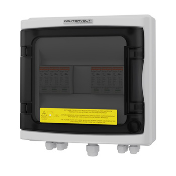 Rozdzielnica PV Fotowoltaiczna Solarna Mersen 2-Stringowa DC 1000V T2 PG Doktorvolt DV-4425-FOT