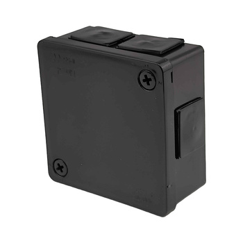 Puszka Natynkowa pusta 6 wlotów/12 wlotów VIPLAST CZARNA IP55 05 022-05