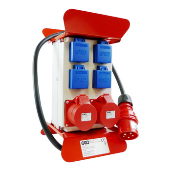 Rozdzielnica budowlana GaroFlex 4x 230V Schuko 2x 16A z kablem 5x1,5mm2 IP44 2468820