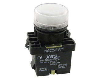 Kontrolka sygnalizacyjna Lampka 1W LED biała 230V XBS NG22-EV71