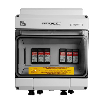 Rozdzielnica PV Fotowoltaiczna DC 1000V T1 T2 2-stringowa MC4 Solarna Doktorvolt DV-4555-FOT