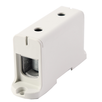 Złączka szynowa uniwersalna ETB 240/1 Al/Cu elektryczna śrubowa 2 otwory do kabli Elektro Becov otwory do kabli Elektro Becov UK1240.21