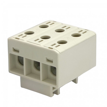 Złączka szynowa uniwersalna ETB 35/1x3 (L1,L2,L3) Al/Cu elektryczna śrubowa 6 otworów do kabli Elektro Becov UK3335.21