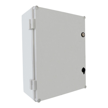 Uni-1 obudowa UNIbox z płytą montażową i zamkiem z kluczem IP65 E-P 43.1