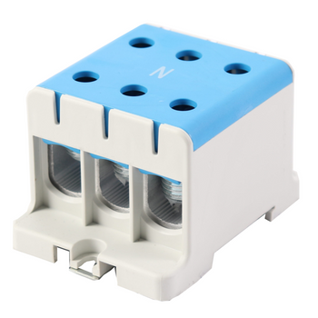 Złączka szynowa uniwersalna ETB 95/1x3 Al/Cu elektryczna śrubowa 6 otworów do kabli Elektro Becov UK3095.12