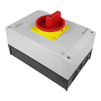Rozłącznik trójfazowy łącznik krzywkowy 3x63A 22kW w obudowie IP65 MX-363PY XBS XBS MX 363PY