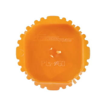 Pokrywa sygnalizacyjna puszki 60mm 50szt. pomarańczowa E-P 13.16