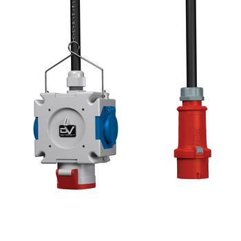 Rozdzielnica wisząca mDV 1x16A 2x230V Schuko Doktorvolt® DV-2718-D