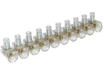 Złączka listwa zaciskowa 10mm2 10 torowa PCX M-L 1.529