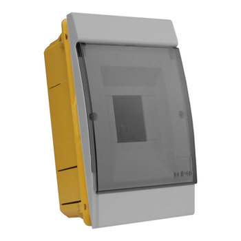 Rozdzielnica podtynkowa 4 modułowa IP40 szara M-L 970.04