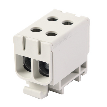 Złączka szynowa uniwersalna ETB 50/1x2 Al/Cu elektryczna śrubowa 4 otwory do kabli Elektro Becov UK2050.21