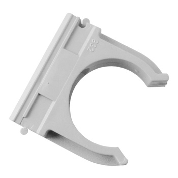 1 sztuka Uchwyt do rury PVC ⌀32 do rur gładkich szary XBS CF32G PEP MU-II 32