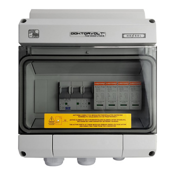 Rozdzielnica fotowoltaiczna solarna AC 1x Mersen Typ 1/2 1x SEZ C16 3P IP65 Doktorvolt DV-4586-FOT