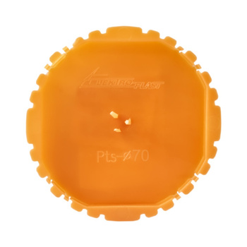 Pokrywa sygnalizacyjna puszki 70mm 50szt. pomarańczowa E-P 13.17