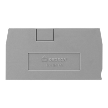 Płytka końcowa do złączki szynowej 1.5mm2 DS1.5 DGN D-DS1.5-01P-11-00AH