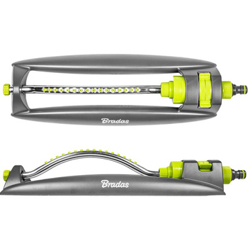 Kompaktowy zraszacz wahadłowy aluminiowe ramię 16 dysz LIME LINE Bradas LE-6302