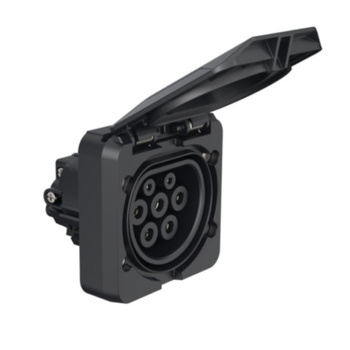 Gniazdo Typu 2 do ładowania pojazdów elektrycznych IP44/54 PCE E325-foa