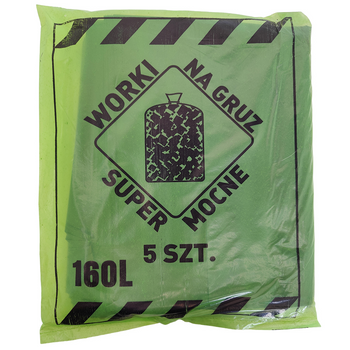Mocne worki na gruz i odpady budowlane WOJAFKO 160L wytrzymałe i odporne DV-247