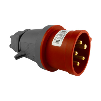 Wtyczka przenośna siłowa CEE 5P 16A IP44 400V VDE TP Electric 3105-301-1601