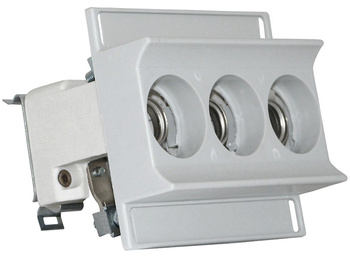 Gniazdo bezpiecznikowe E14 3 x D01 1-16A/3 na szynę TH35 podstawa bezpiecznikowa 0000000965