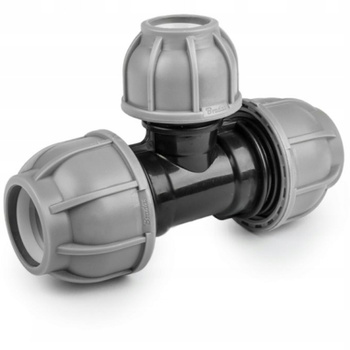 Trójnik do rur PE 50 / 25 / 50 mm PN10 BRADAS DSRA10T5025