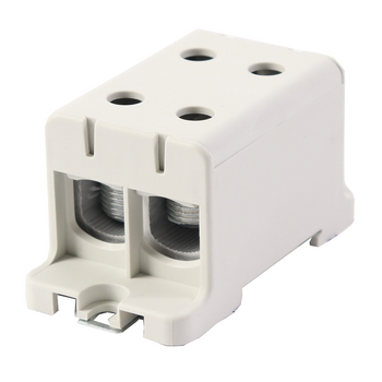 Złączka szynowa uniwersalna ETB 95/1x2 Al/Cu elektryczna śrubowa 4 otwory do kabli Elektro Becov UK2095.21