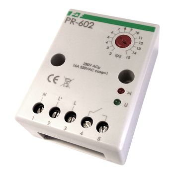 Przekaźnik priorytetowy 230V 16A bezp. pod. montaż natablicowy F&F PR-602