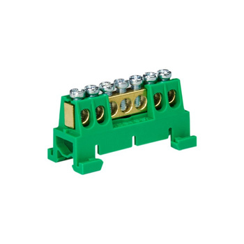 Zacisk listwa zaciskowa 7-torowa zielona 7/Z